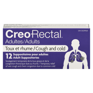 CREO RECTAL SUPP TOUX RHUME ADLT 12