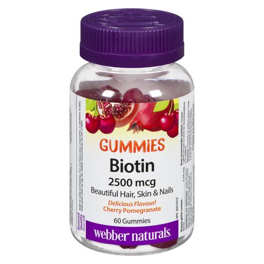 WEBBER BIOTINE 2500MCG GELIFIES 60