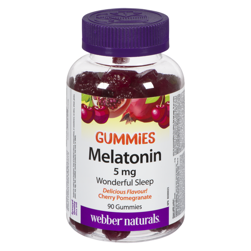 WEBBER MELATONINE 5MG GELIFIES 90