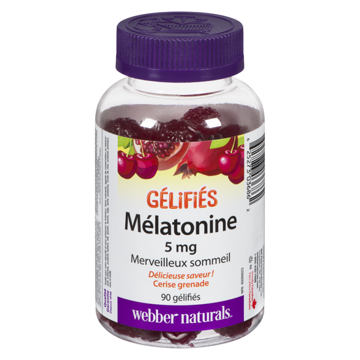 WEBBER MELATONINE 5MG GELIFIES 90