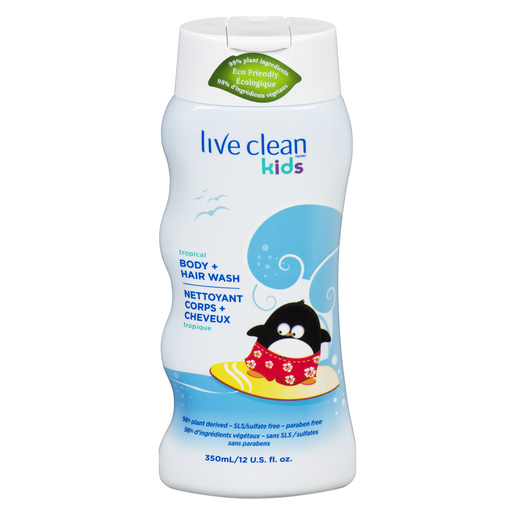 LIVE CLEAN KIDS NETT CORPS CHX 350ML