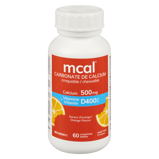 M CAL 500MG+VIT D400 CROQ CO60