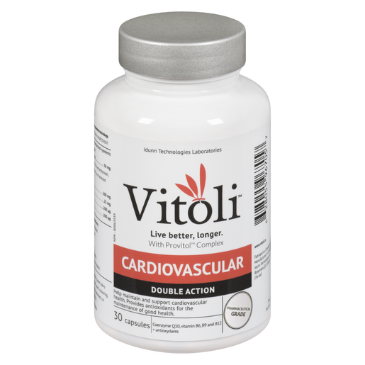 VITOLI SUPP CARDIO DBL/ACT CAPS 30