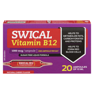 SWICAL VIT B12 AMPOULES     20