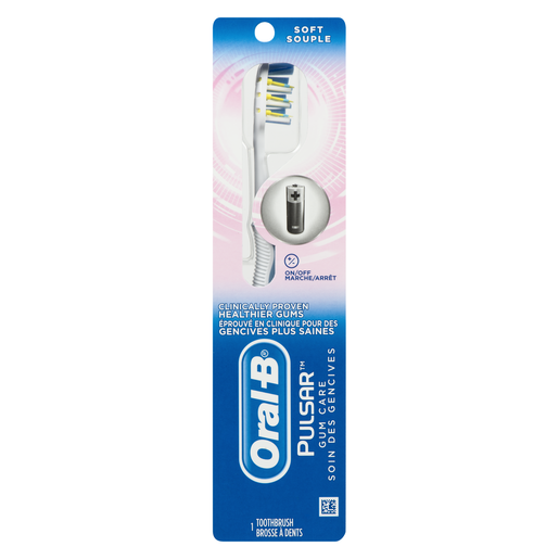 ORAL-B BR/DENTS PILE PULSE SOUPLE 1