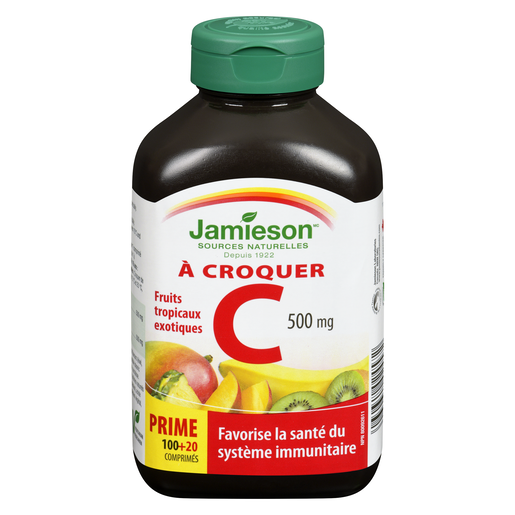 JAMI VIT C 500MG A CROQUER FRUIT 100+20