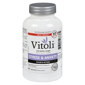 VITOLI STRESS ANX DBL/ACT CAPS 60
