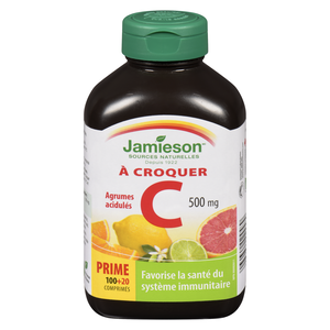 JAMI VIT C 500MG A CROQUER AGRUME 100+20