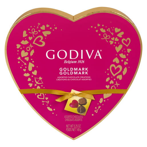 GODIVA BTE COEUR 14PC   6X149G