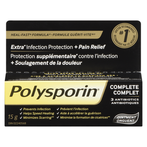 POLYSPORIN ONG ANTIBIO COMPL 15G