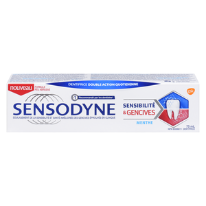 SENSODYNE DENT GENCIVES SENS MENTHE 75ML