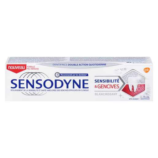 SENSODYNE DENT GENCIVES SENS BLANCH 75ML