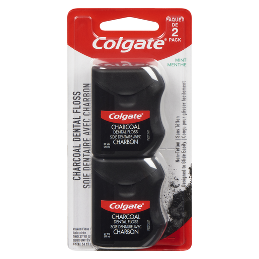 COLGATE SOIE DENT CHARBON  25M