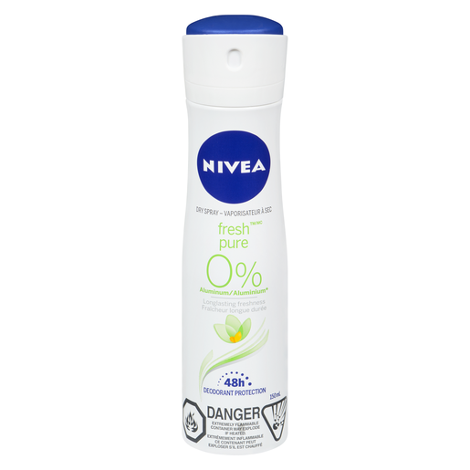 NIVEA FRESH/P VAPO/S 0% ALUM 150ML