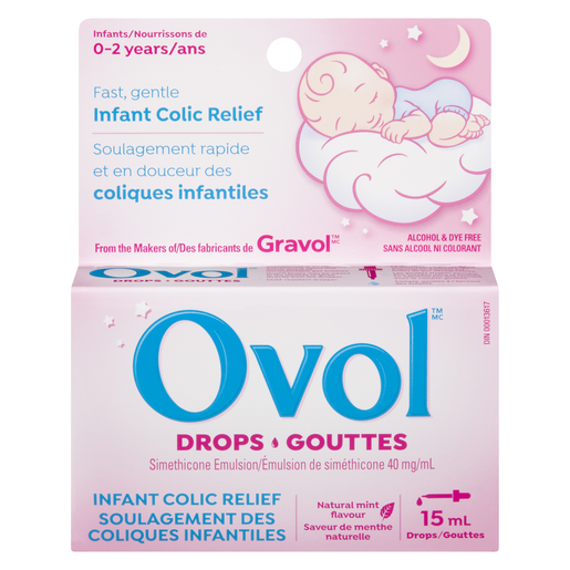 OVOL GTTES 40MG 0-2 ANS 15ML