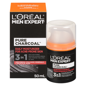 LOREAL MEN HYD CHARCOAL 50ML