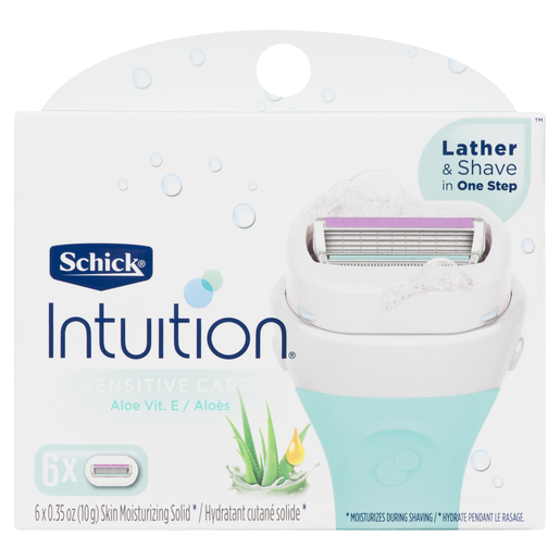 SCHICK INTUIT + LAME RECH NATURALS 6