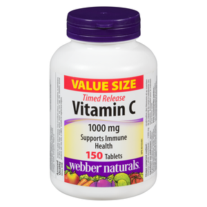 WEBBER VIT C 1000MG LENT CO150