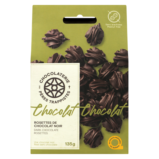 TRAPPISTES ROSETTE CHOC/NOIR 135G