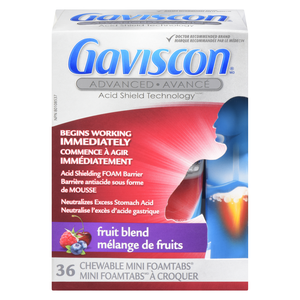 GAVISCON AV/FRUIT MINI CR CO36