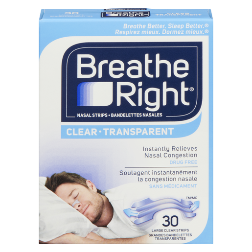 BREATHE/R BDE NAS LARGE TRANSPARENT 30