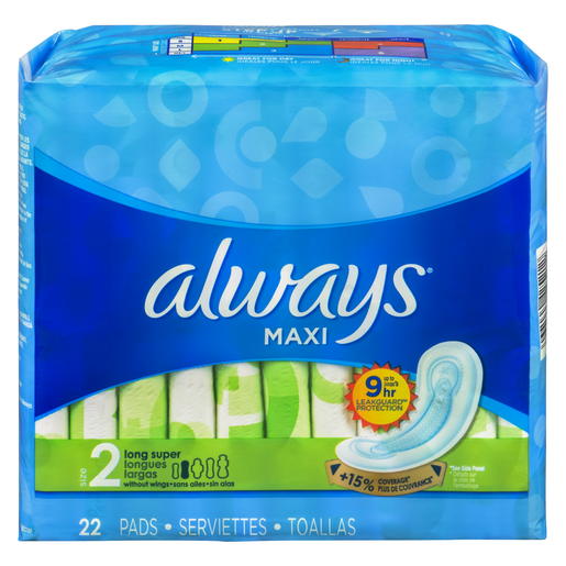 ALWAYS MAXI LONG SUPER   12X22