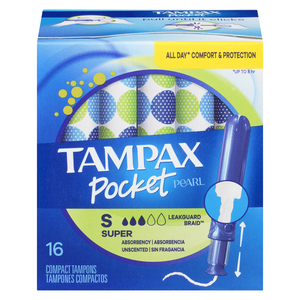 TAMPAX POCKET PEARL SUPER   16