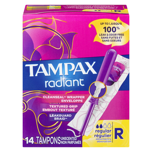 TAMPAX RADIANT REG 14