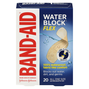 BAND-AID WATERBL TISSU FLEX 20