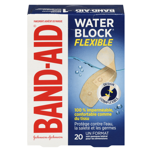 BAND-AID WATERBL TISSU FLEX 20