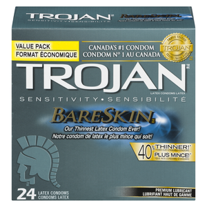 TROJAN BARESKIN COND LUB 24