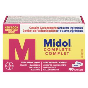 MIDOL MENSTRUATION COMP   CA40