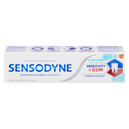 SENSODYNE DENT GENCIVES SENS FRAI 75ML