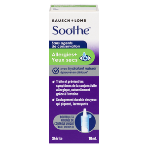 B+L SOOTHE YEUX SEC ALLERGIE 10ML