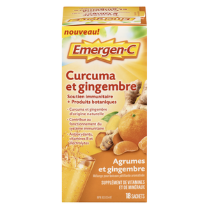 EMERGEN-C CURCUMA GINGEMBRE 18