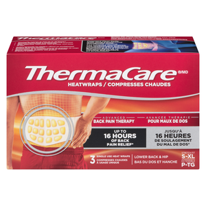 THERMACARE COMPR CHAUDE B/DOS HANCHE 3