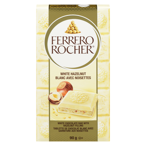 FERRERO ROCHER TABLETTE BLANC NOISETT90G