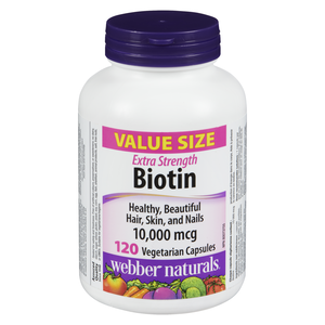 WEBBER BIOTINE 10 000MCG CA120