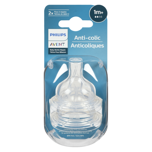 PHILIPS AVENT TETINE A/COLIQUE 1M+DEB2 2