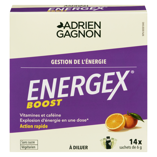 A G ENERGEX BOOST SACHET ORANGE 14