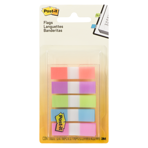 POST-IT NOTE AUTO BANDES ASS 5