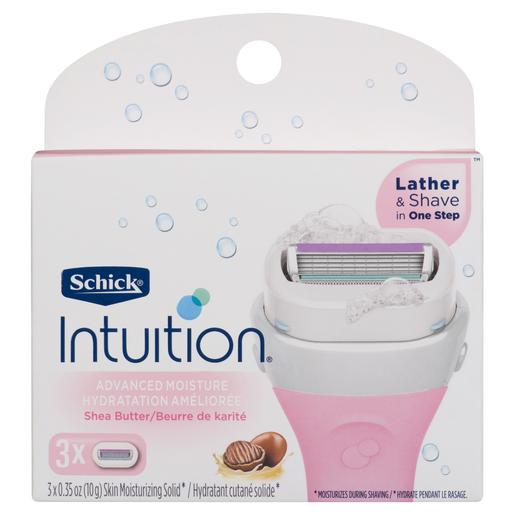 SCHICK INTUIT+ P/SECHE RECH  3