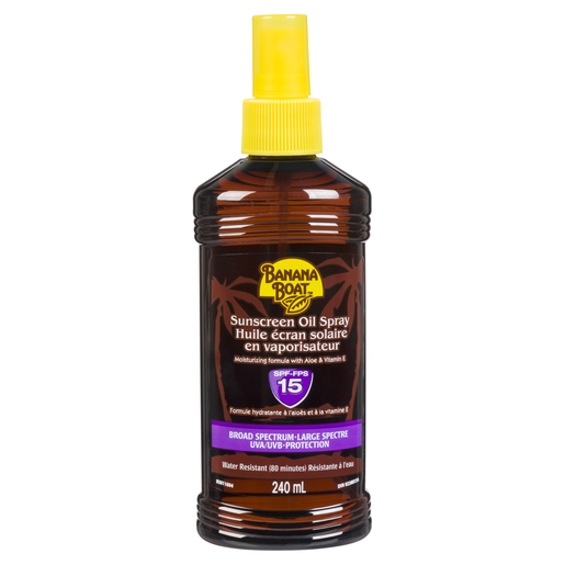 BANANA BOAT 15 HUILE PROT240ML