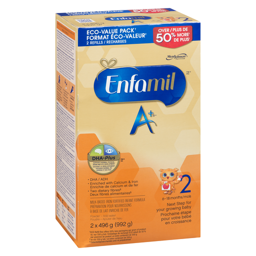 ENFAMIL 2 A+ POUDRE RECH  2X496G