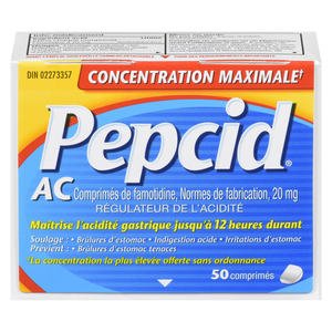 PEPCID AC CONCENT/MAXIMAL CO50