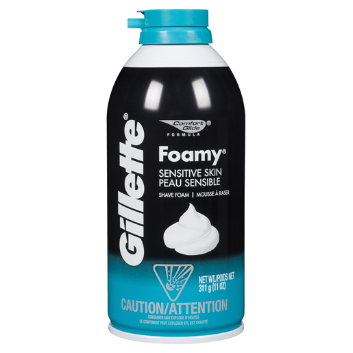 GILLETTE FOAMY MOUS/RASER P/SENS 311G