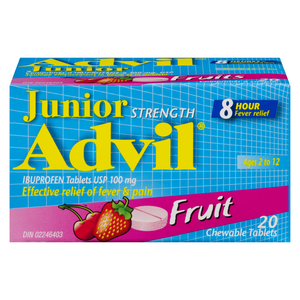 ADVIL JR IBUP FRUITS CROQ CO 20