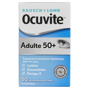 B+L OCUVITE ADULTE +50 COMP CO 50