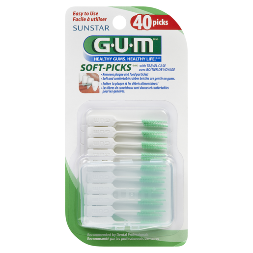 GUM SOFT-PICKS ENLEVE PLAQUE 40