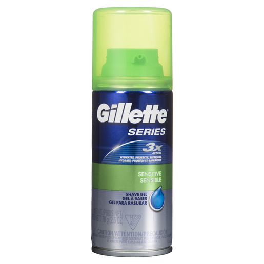 GILLETTE S GEL/RASER P/SENS 70G